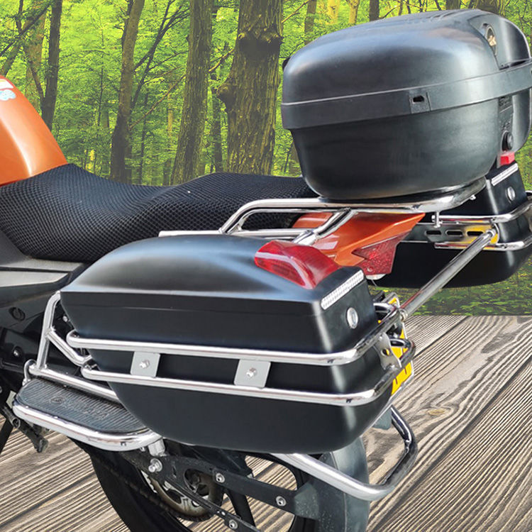 摩托车三箱边箱侧箱通用特大号尾箱后备箱踏板摩托车边箱侧箱偏箱