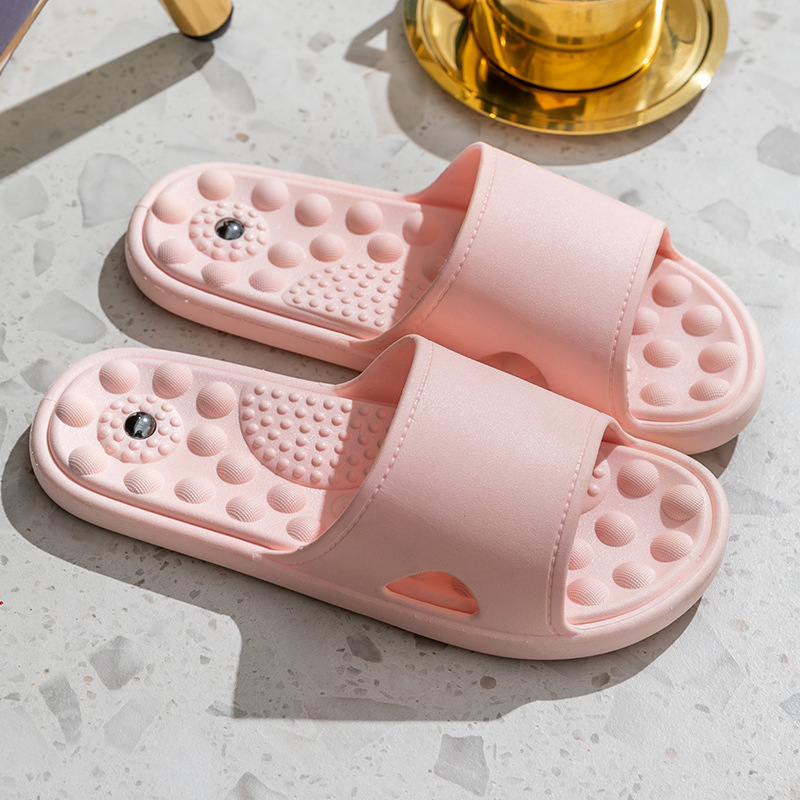 New Couple Household Bathroom Slippers Home Wholesale Summer Foot Indoor Bathroom Massage Slippers