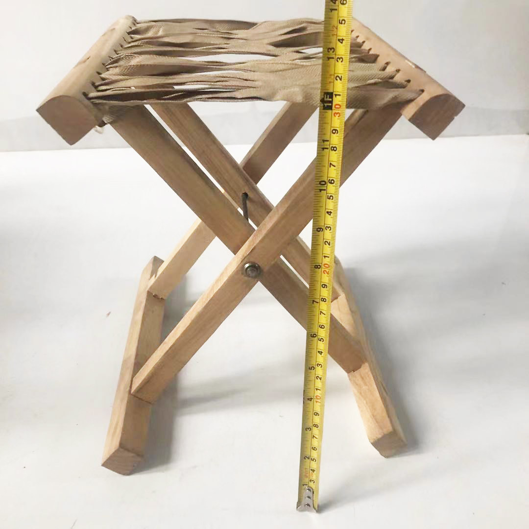 木头小马扎 槐木折叠小马扎便携式小凳子 钓鱼凳火车小马扎换鞋凳