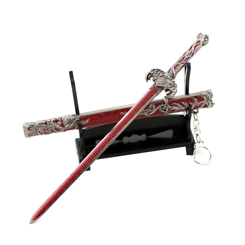 武*纪逆天而行手办永恒之夜纣王 封神子羽诛天剑不闻不问周边模型