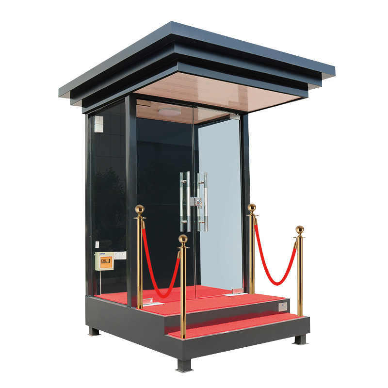 形象岗亭站台值班室门卫售楼部治安礼宾站岗台保安亭户外岗亭室外