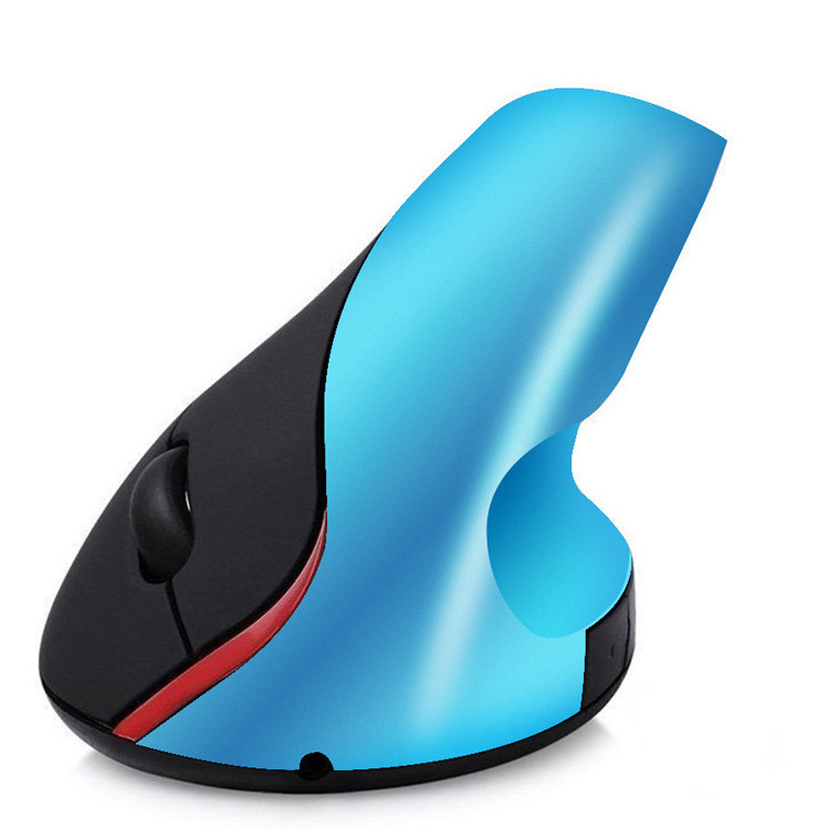 Cross-Border 2.4G Vertical Mouse Vertical Wired Wireless Mouse Ergonomic Cross-Border USB Charging Mouse Wholesale