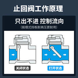 批发pvc止回阀黄铜卧式立式止回阀单向阀水管管件配件止逆阀4分6