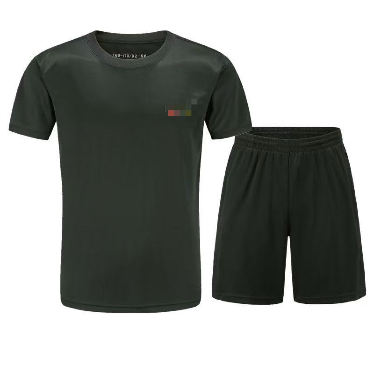 直供户外体能服军训服 新式短袖套装训练服夏季男户外速干t恤短裤