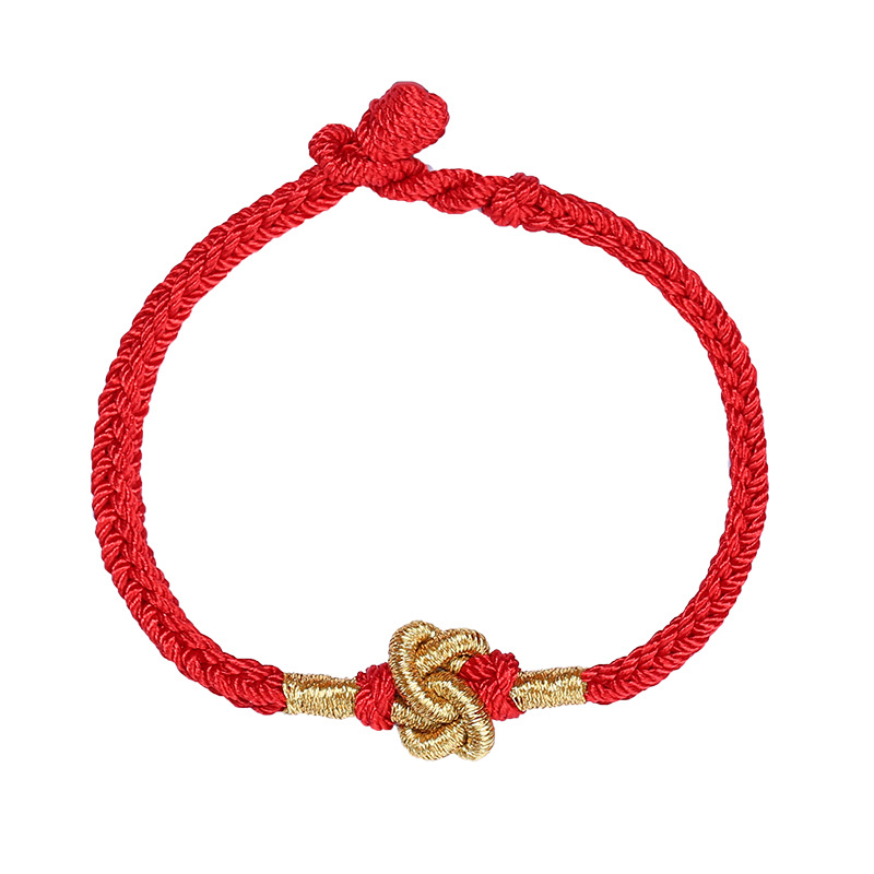 龙结新品同心结情人结金线编织手绳手工制作情侣款永结同心手链