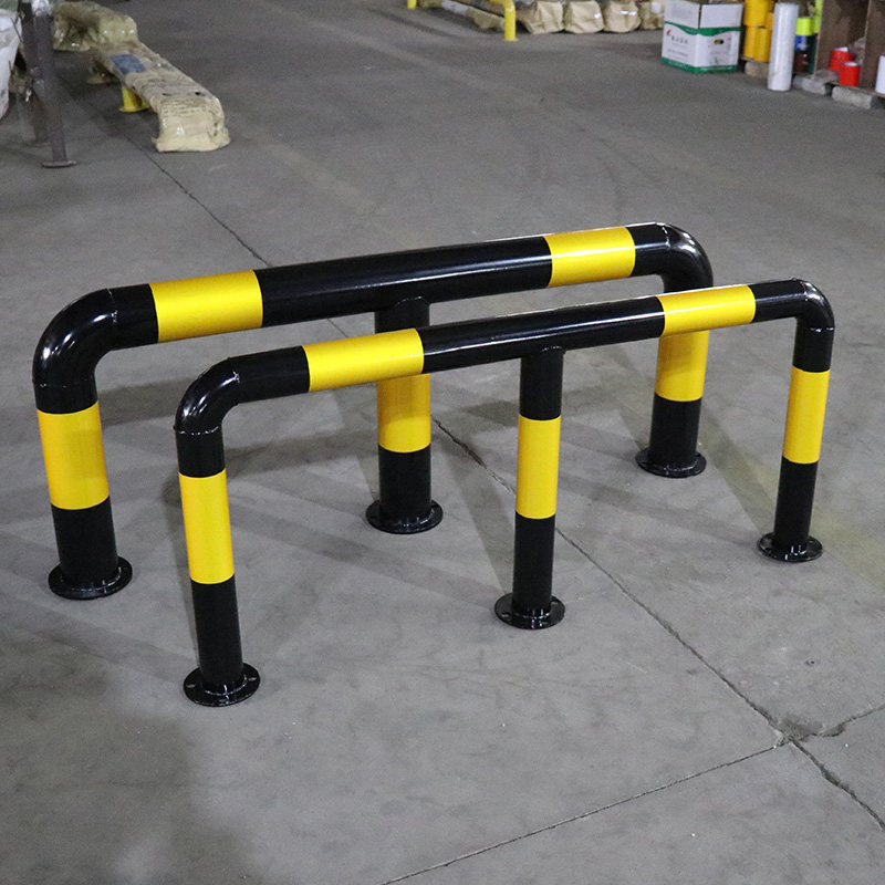 厂家定做隔离围栏铁马停车防撞钢管交通路障防护栏车库定位挡车器