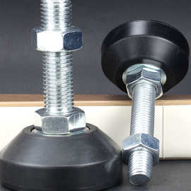重型防滑脚杯碳钢机床设备支撑定调底脚定向调节脚支撑脚脚底蹄脚