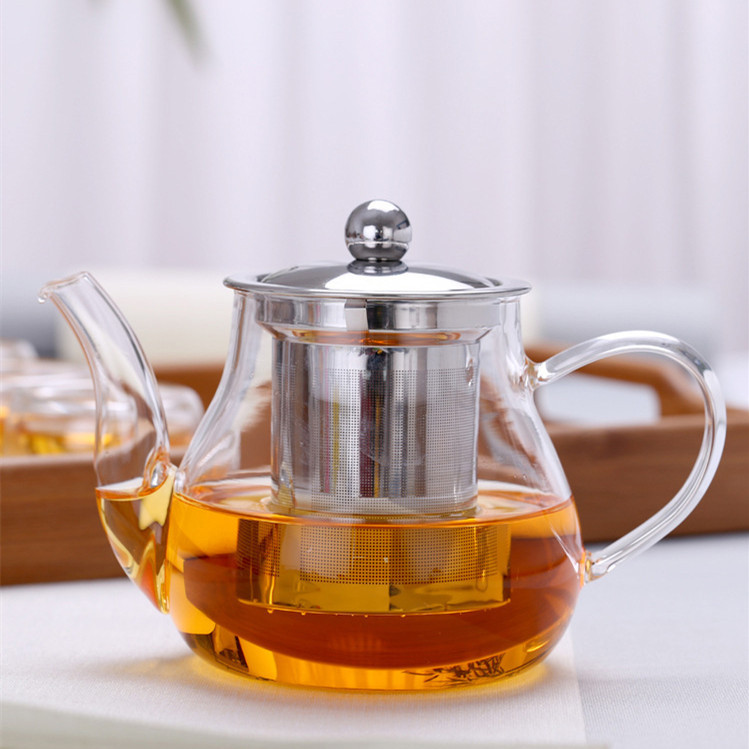 玻璃茶壶耐高温茶具加厚家用泡茶壶茶水分离过滤小茶壶沏茶壶单壶