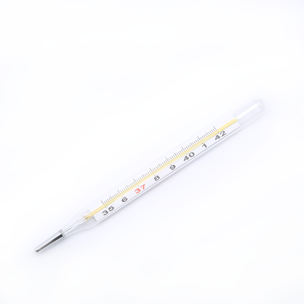 外贸批发 水银体温计 玻璃温度计 中号温度计 clinic thermometer