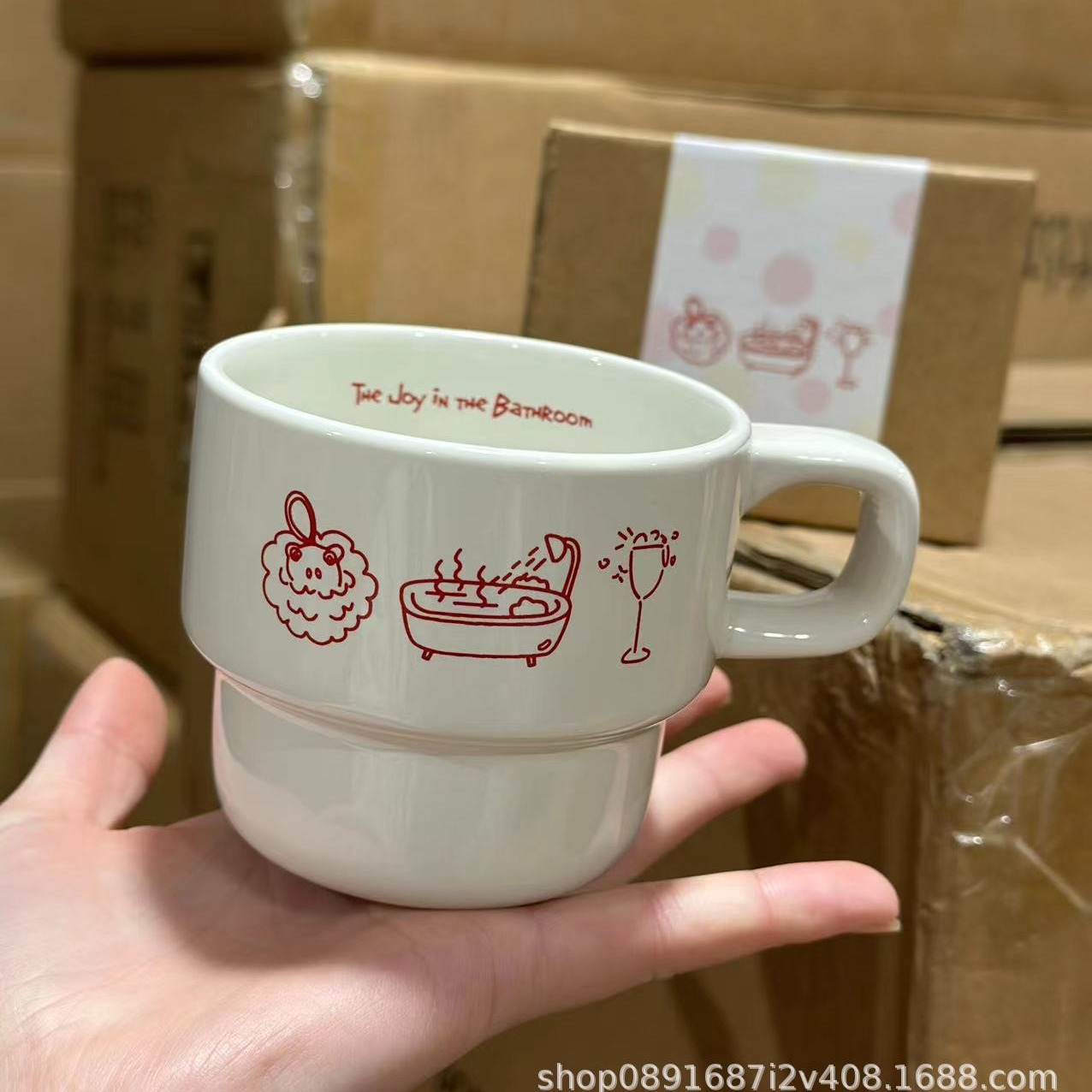 生日礼物咖啡杯脚杯送闺蜜创意杯子伴手礼女生可爱水杯新年礼物