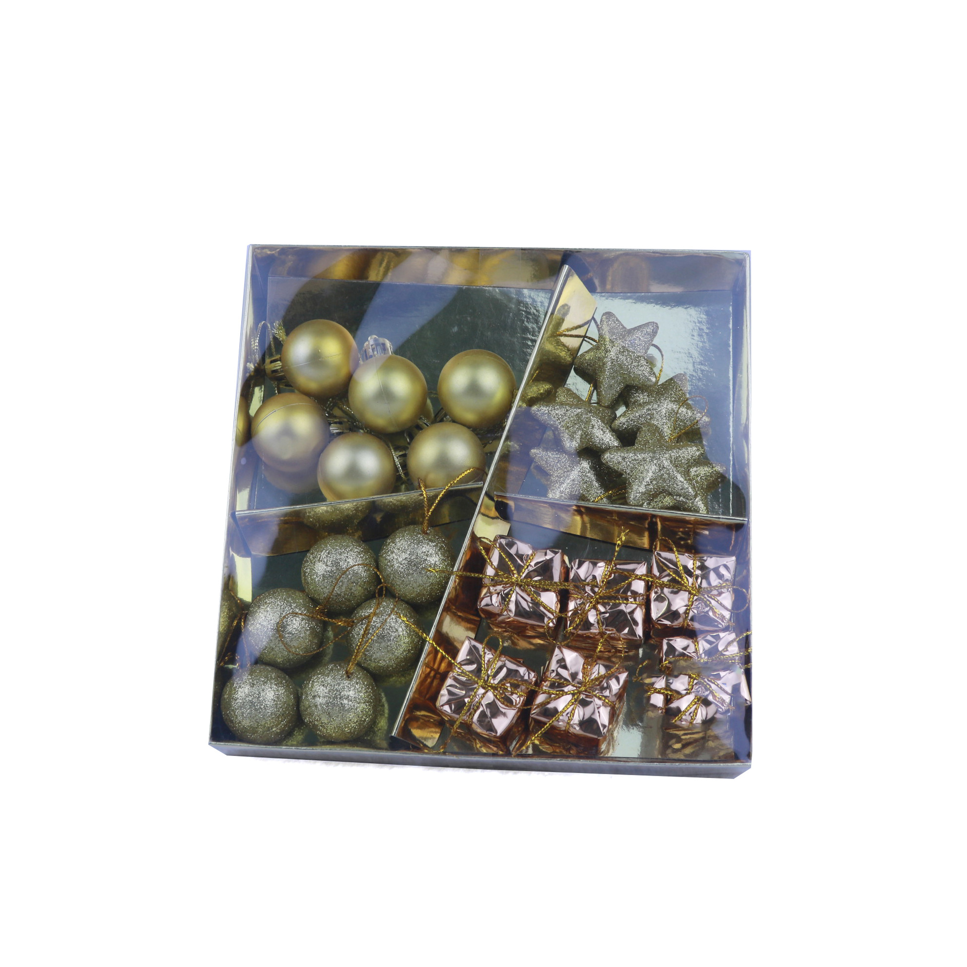 Christmas Decorations Large Christmas Multi-Box Christmas Ball Gift Bag Side Drum Bell Multi-Box Factory Direct Sales