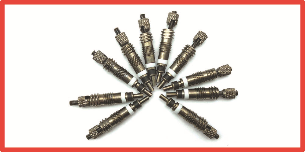 法式气门芯 可拆卸 自行车山地车公路车法式气门嘴气门芯 铜材