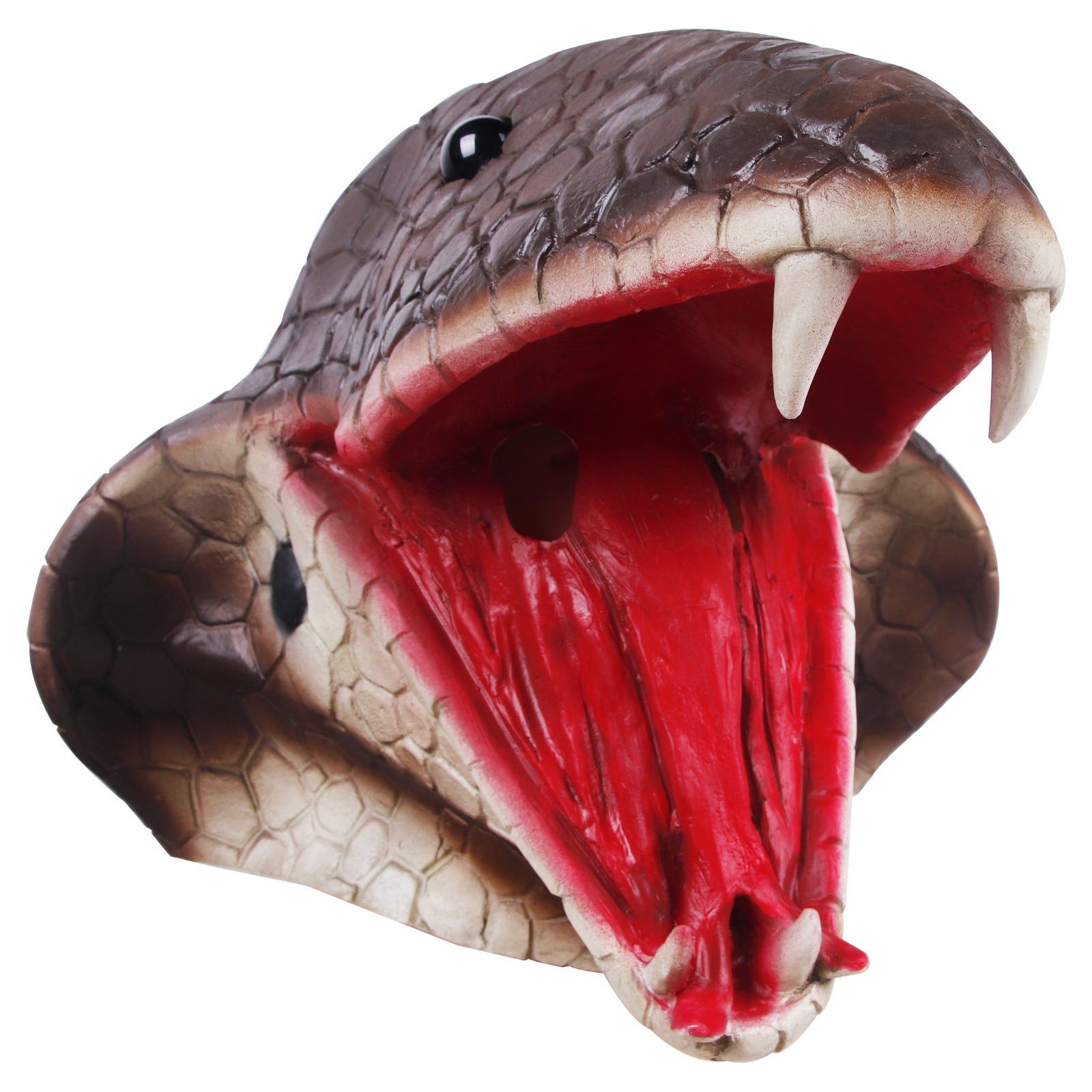 动物世界恐怖吓人面具 恐龙蟒蛇眼镜蛇头套道具 骨架骷髅批发厂家