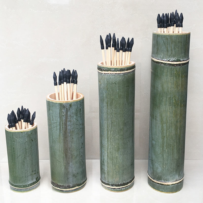 投壶游戏投箭天然竹筒道具竹箭仿古学校公司儿童活动木制玩具