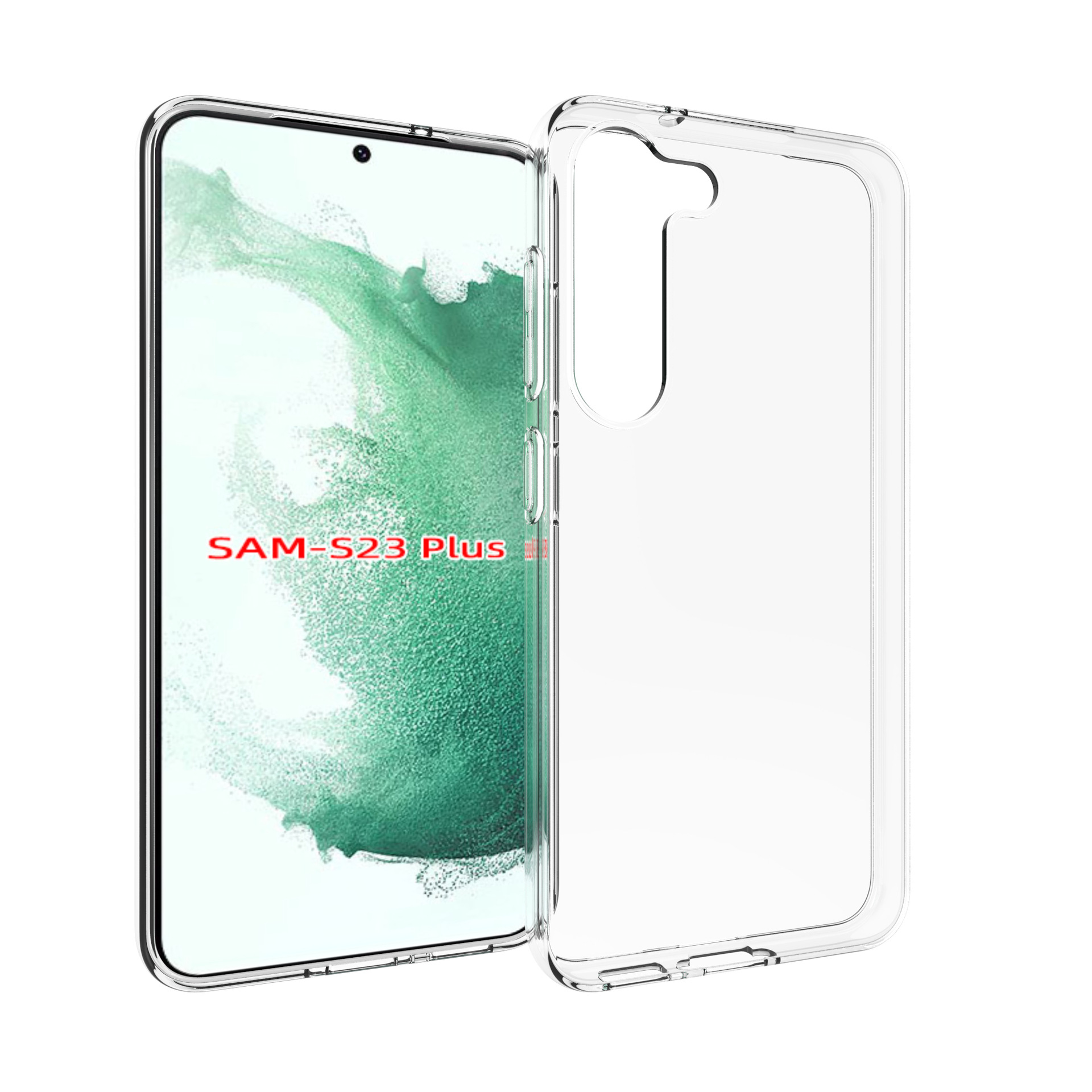 Suitable for Samsung S23/S23 +/S23ultra Mobile Phone Protective Case Refined 1.4mm High Transparent Waterproof Printing Not Yellow