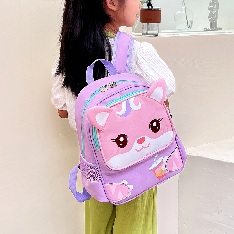 Schoolbag Trendy Women's Bags Backpack Canvas Bag Cartoon Bag Source Factory One Piece Dropshipping Quantity Discount