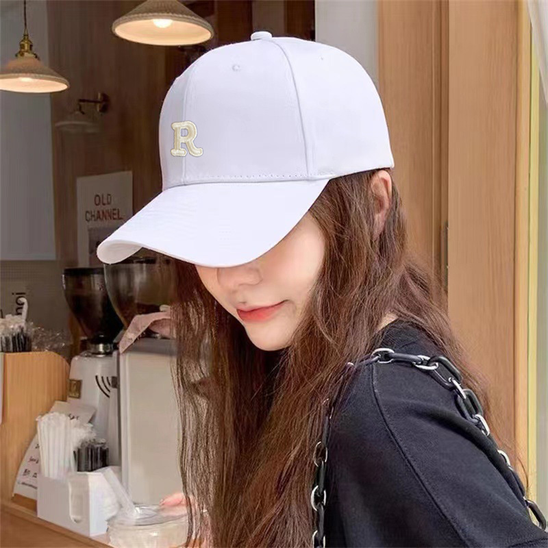 New Hat Female R Spring/Summer Fashion Student All-Matching Sun-Proof Baseball Cap Men's Trendy Face-Looking Xiaopi Handsome Peaked Cap