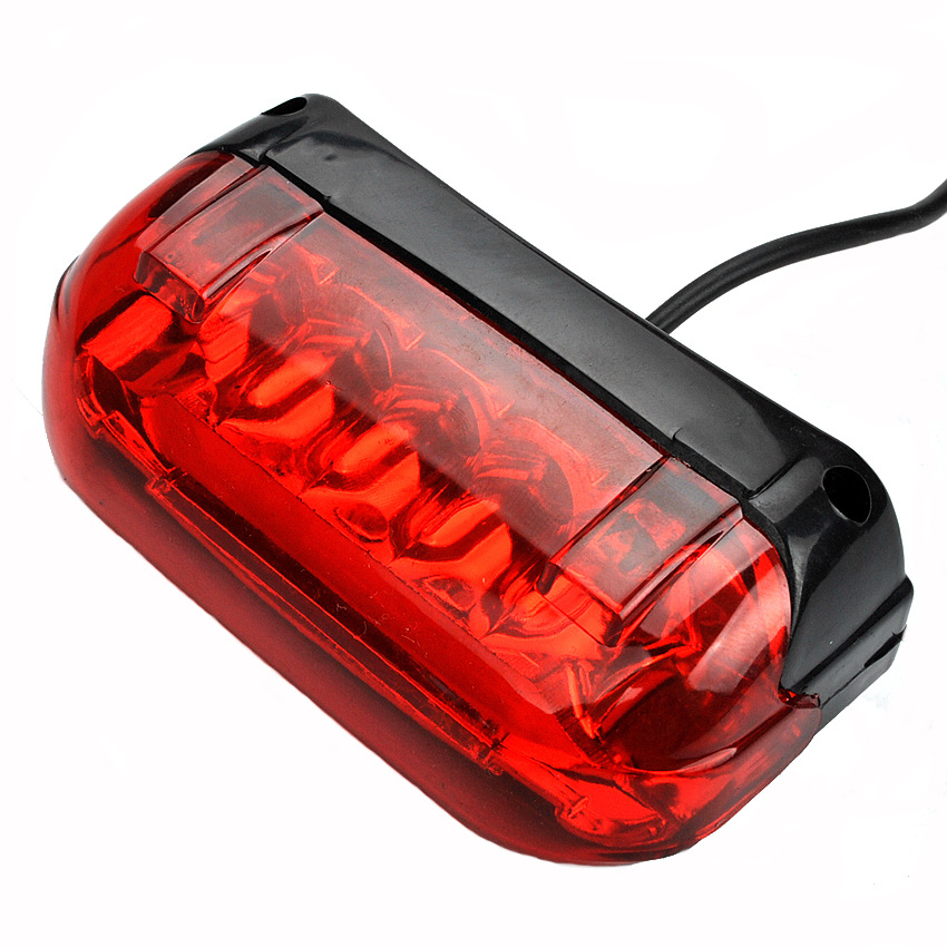 电动摩托车滑板车代驾车后尾灯刹车警示灯36vled改装灯通用