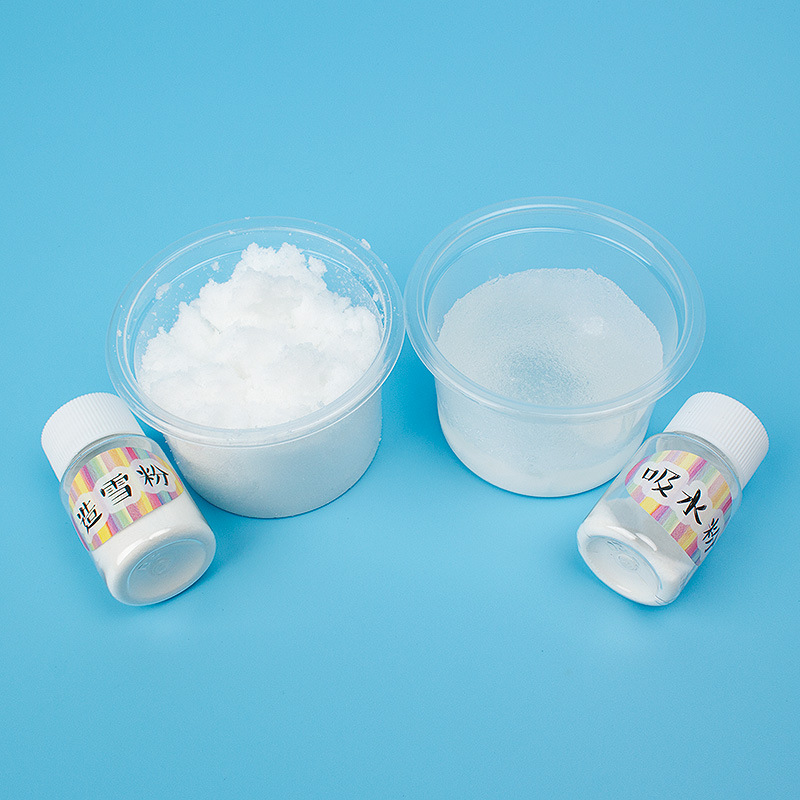 造雪粉吸水粉diy小实验人造雪 科技小制作幼教实验用品材料包