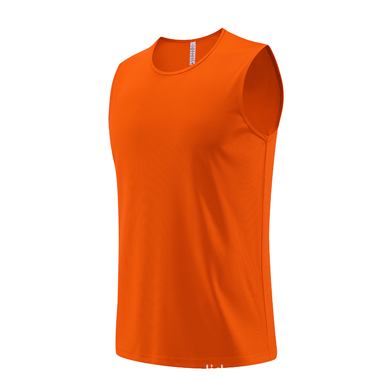 Running Breathable Waistcoat Yoga Quick-Drying Men's Vest Stretch Marathon Summer Sports Workout Sleeveless T-shirt