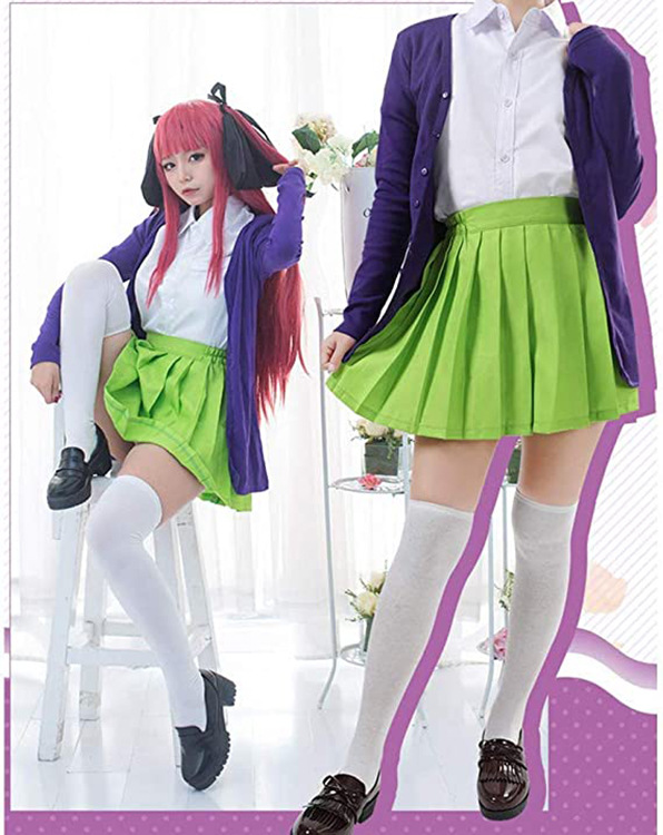 五等分的花嫁新娘cos服中野一花二乃三玖四叶五月套装
