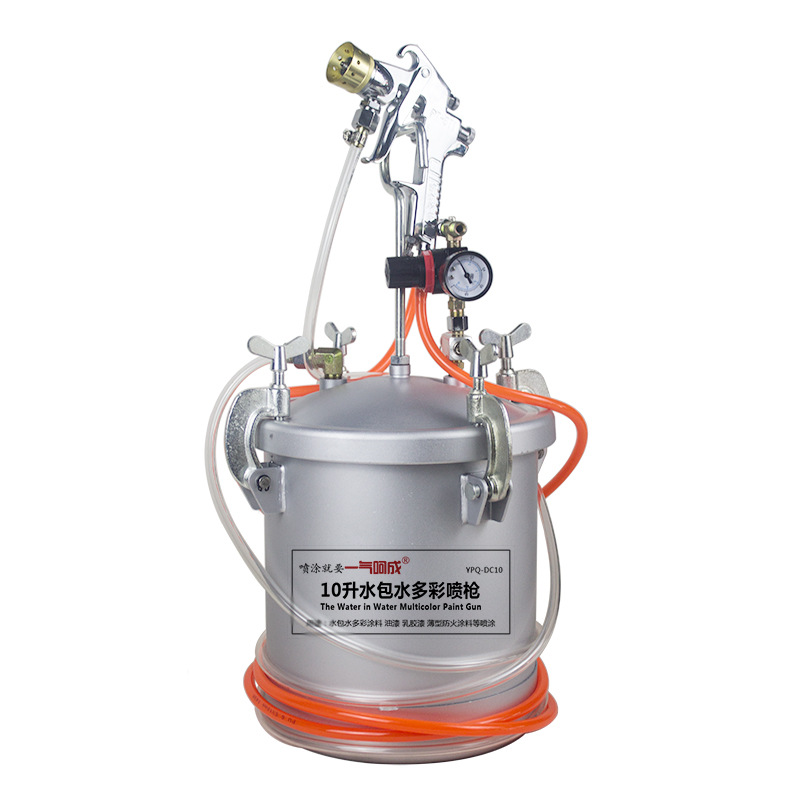 批发水包水水包砂多彩漆喷压力桶仿大理石漆涂料喷喷涂压力罐