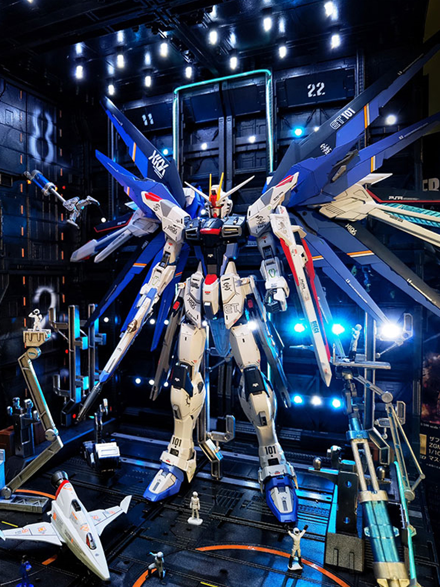 高达拼装模型mg强袭自由mb红异端巴巴托斯独角兽机甲动漫手办玩具