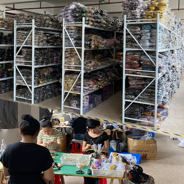 义乌实力源头工厂自主生产批发货源各种发饰头饰大肠发圈珍珠发绳