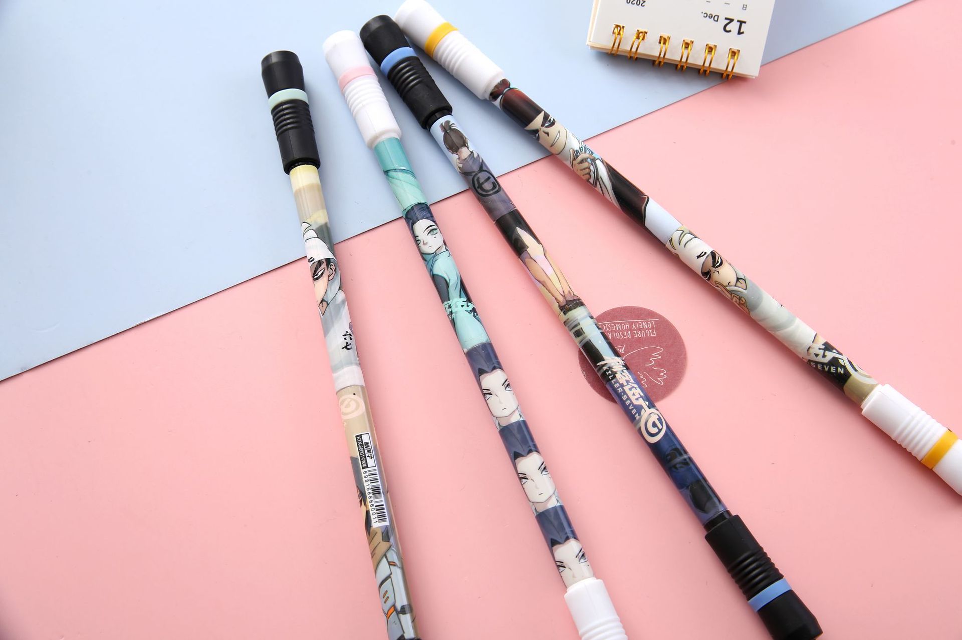 创意磁铁转转笔 卡通造型可玩转转笔学生学习文具用品考试签字笔