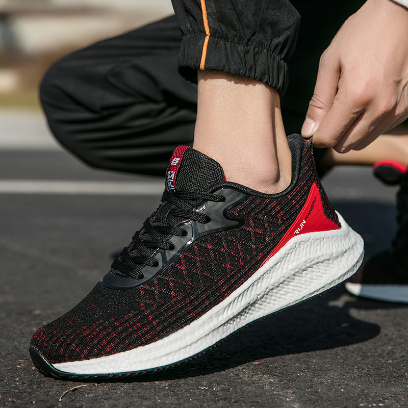 爆米花潮鞋田径跑步鞋男中考体育立定跳远综合考试训练运动休闲鞋