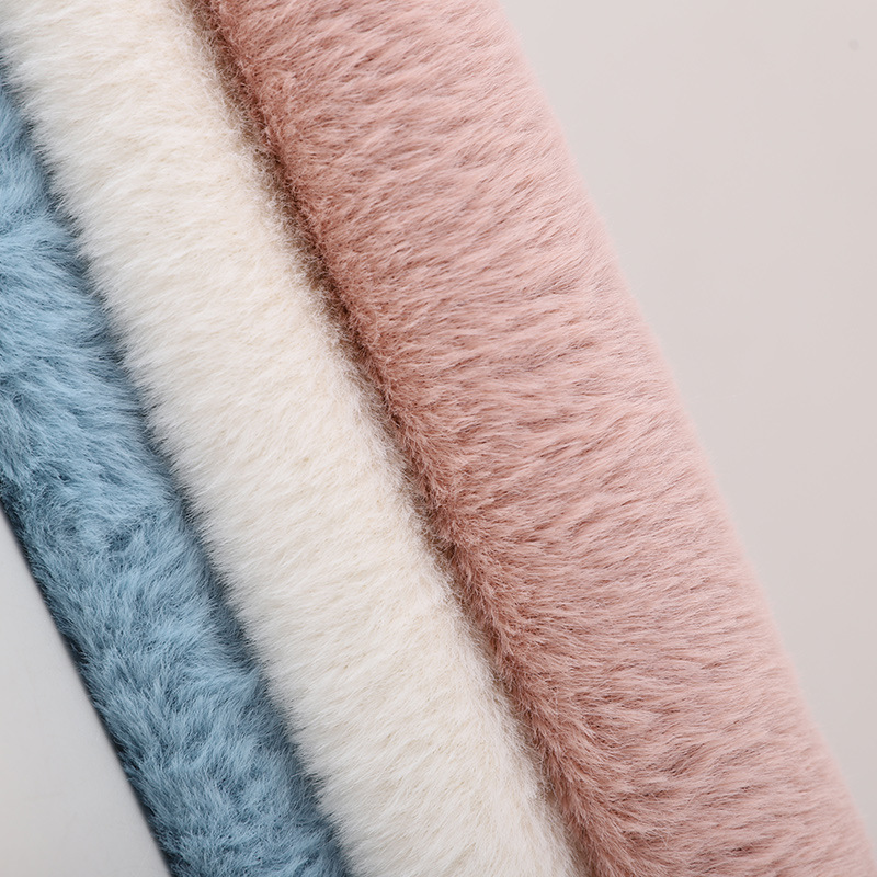 毛绒现货800克黄金貂面料仿貂毛水貂绒布大衣帽子围巾玩具布料