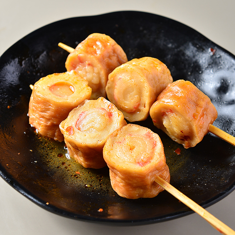 蟹肉竹轮串400g便利店关东煮串串香火锅城新鲜食材批发麻辣烫