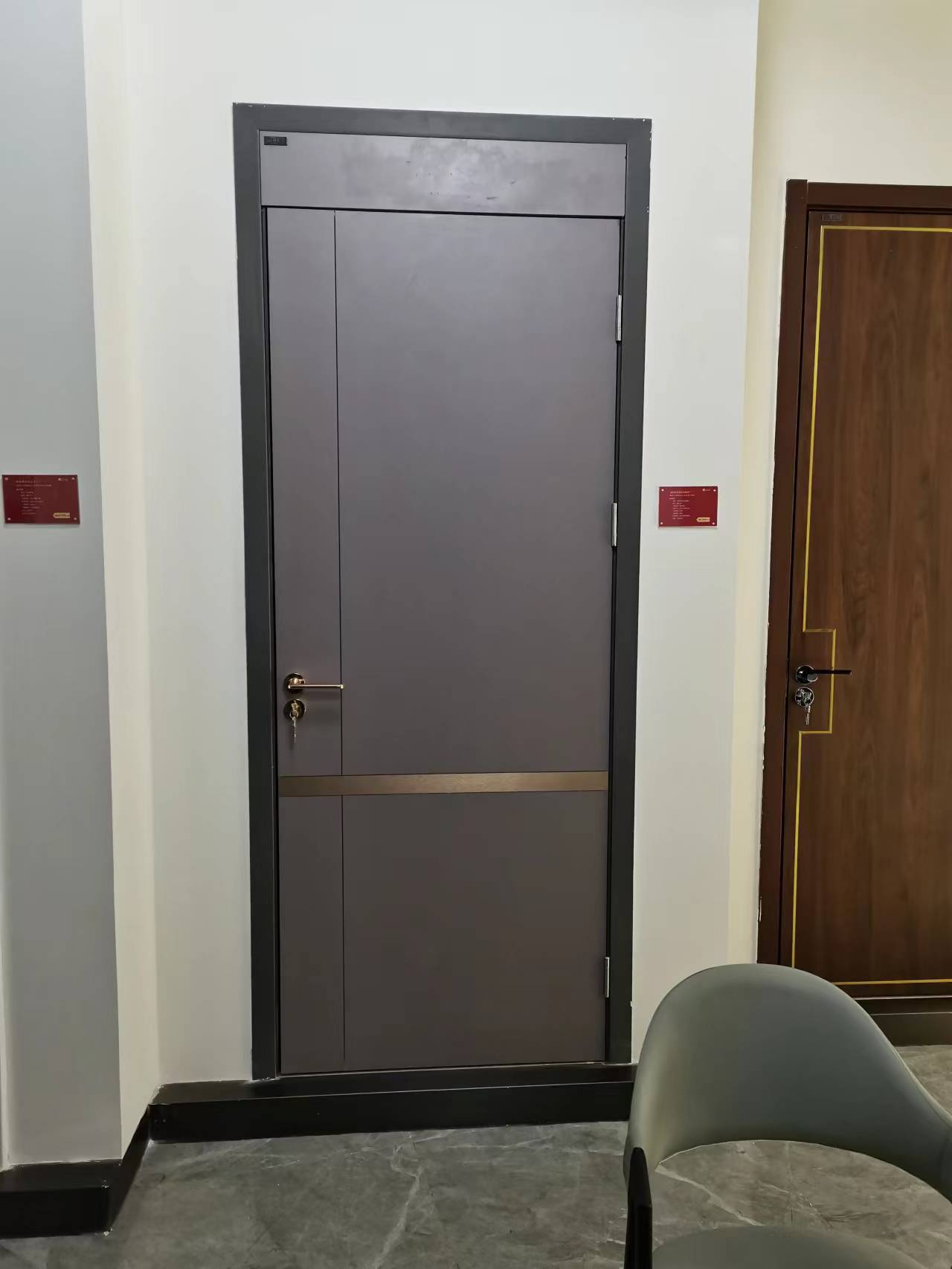 家装室内房间生态木门复合多层木板免漆平开门酒店工程强化门