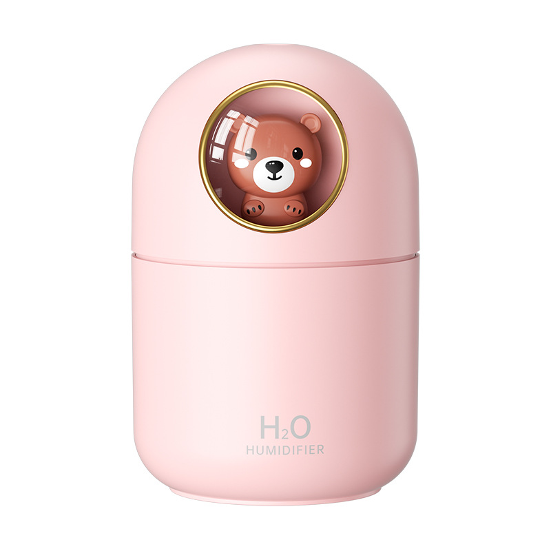 New Usb Home Humidifier Mini Desktop Bedroom Small Air Spray Water Replenishing Instrument Creative Gift Logo