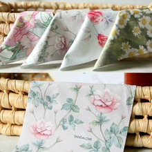 2Pcs/Set Flower Glasses Cloth Rose/Iris/Begonia/Daisy Suede