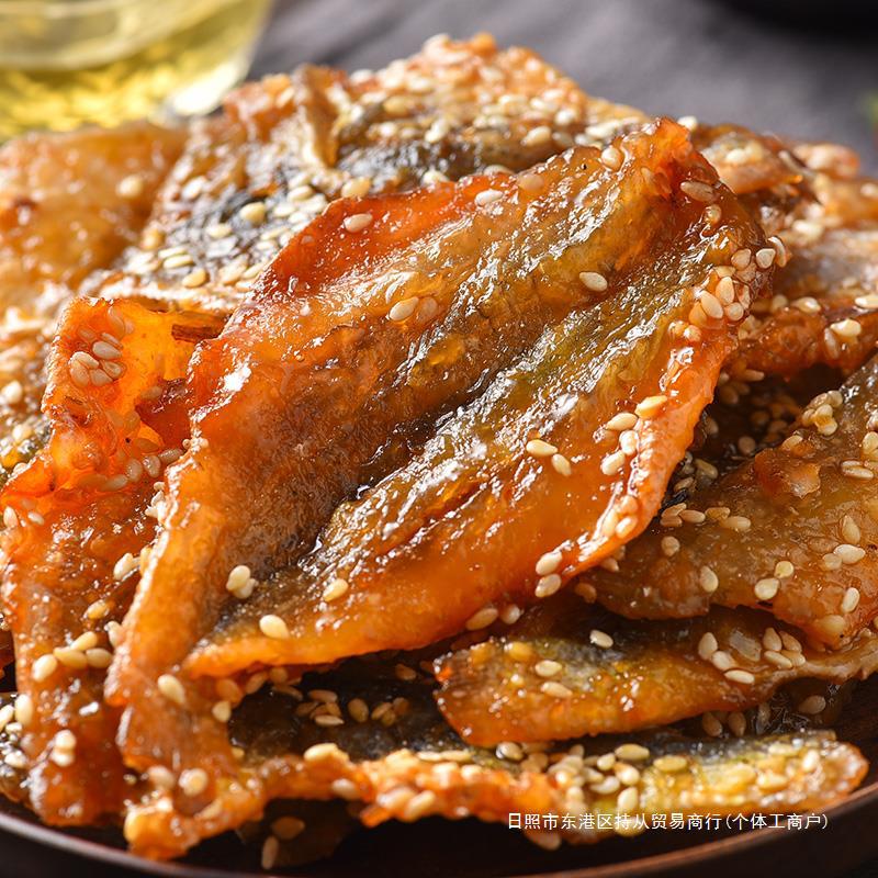 休闲食品蜜汁小吃小鱼干干海味即食零食香酥小黄鱼片小鱼仔黄花鱼