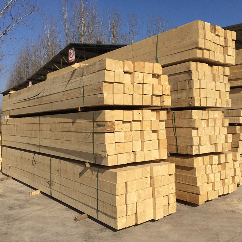建筑木方工程楼房桥梁方木工地木方批发原松木木龙骨木方块