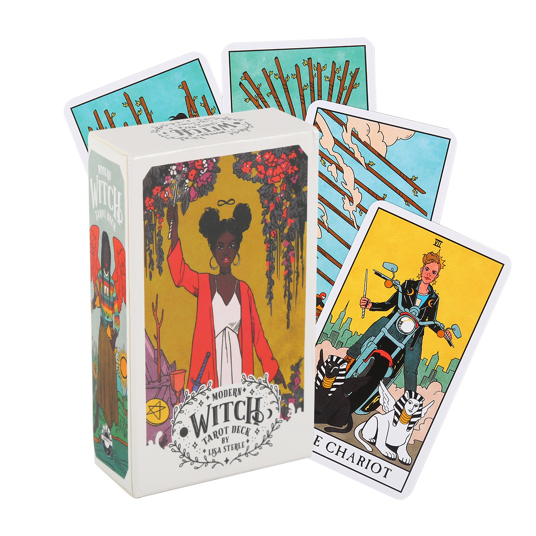 英文塔罗牌 现代女巫 modern witch tarot deck by lisa sterle
