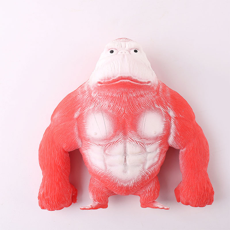 Internet Celebrity Decompression Toy Gorilla Squeezing Toy Sand Shaping Cartoon Soft Rubber Toy Vent Decompression Slow Rebound Doll