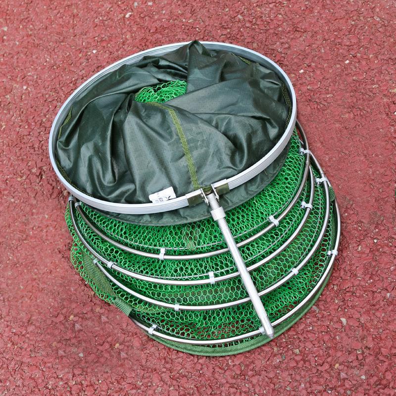 便携鱼护网防挂速干钓鱼网兜加厚渔护包涂胶尼龙渔户小号装鱼网袋