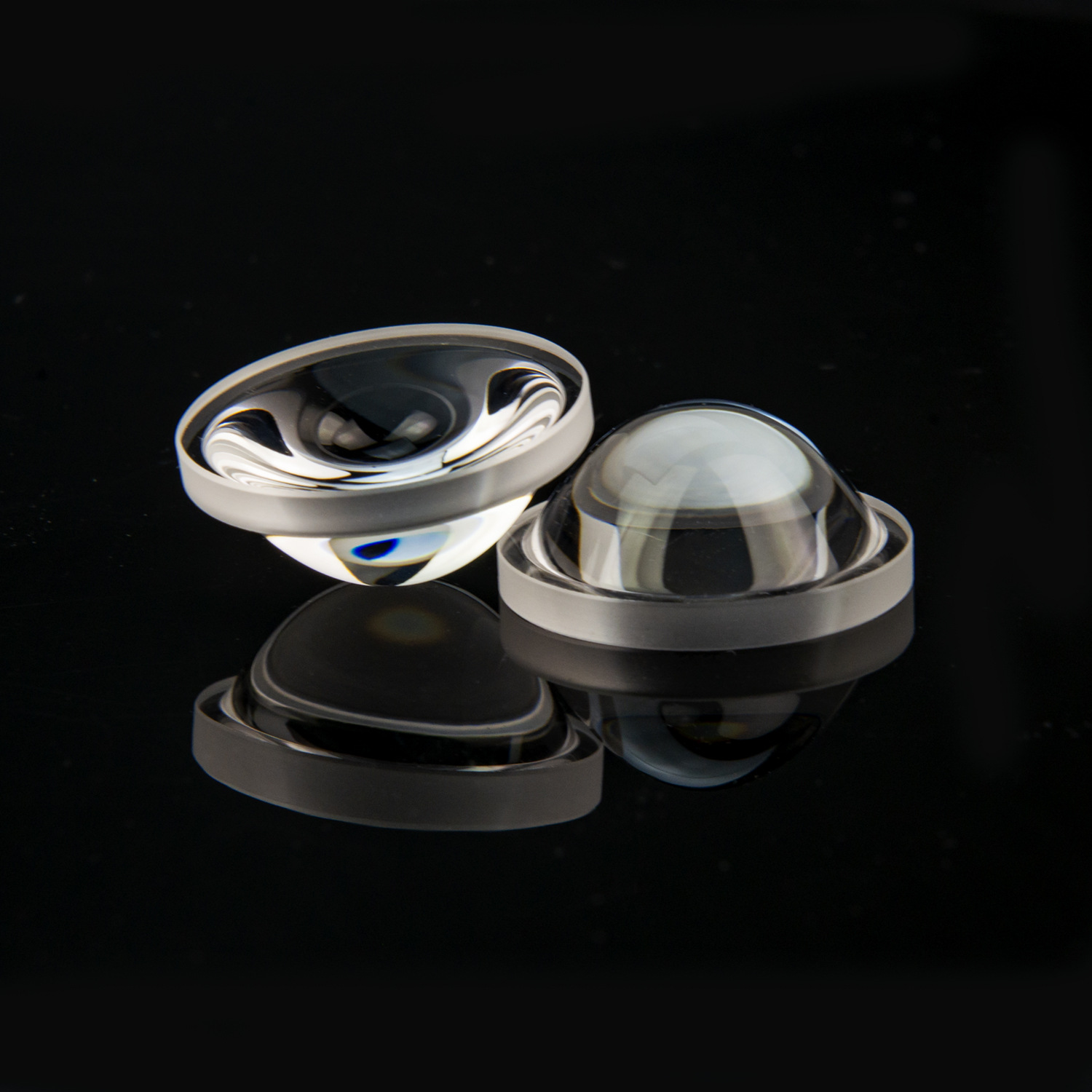 光学非球面半球透镜k9石英玻璃高增透射镀膜照相机凸透镜镜片vrwl