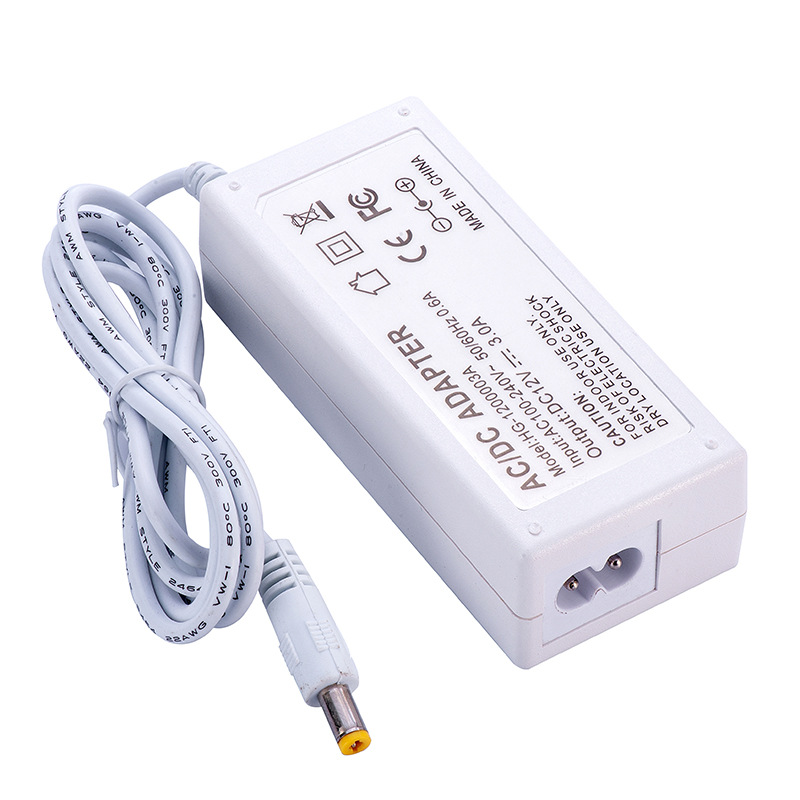 桌面式电源适配器12v36w60w72液晶显示器led灯带电源 ce认证 现货