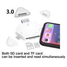3.0 万能三合一读卡器适用于苹果安卓华为手机平板电脑支持SD TF