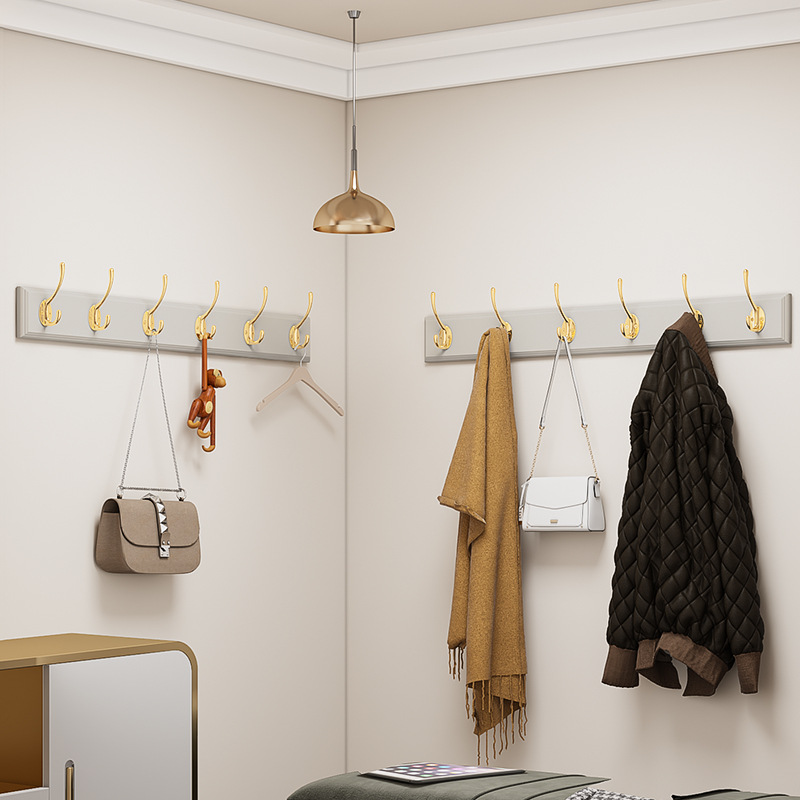 厂家直销挂衣架壁挂墙上进门口卧室入户挂衣钩玄关衣帽墙壁式衣服
