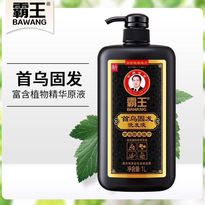 霸王首乌固发洗发露1l乌发固发男女可用-阿里巴巴