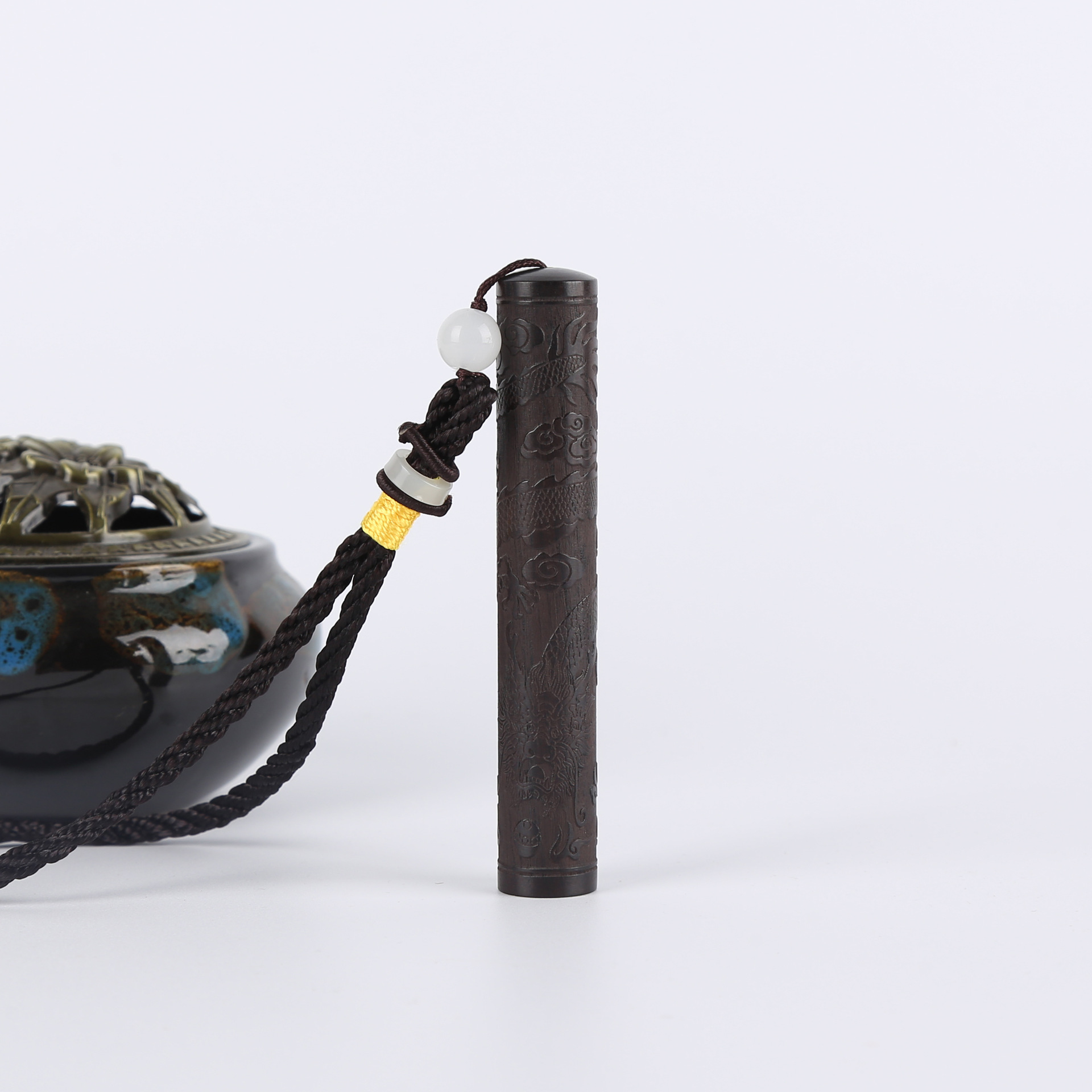 电子打火机usb充电抖音同款檀木火折子防风创意个性吹一吹打火机