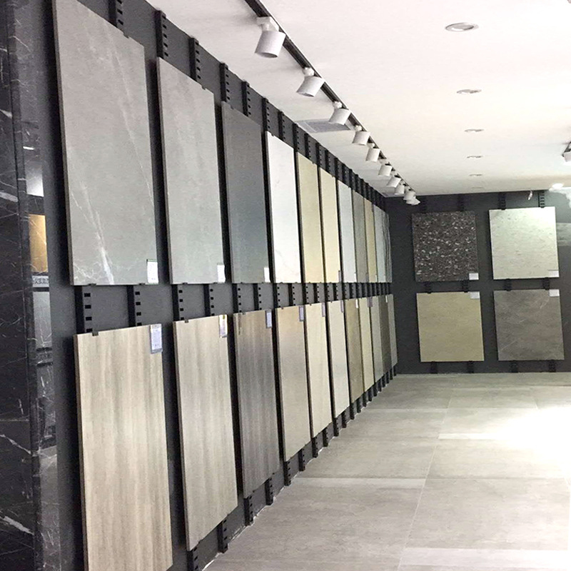 瓷砖展架样板样品展示架冲孔管陶瓷架子石材地板砖挂墙立式包边条