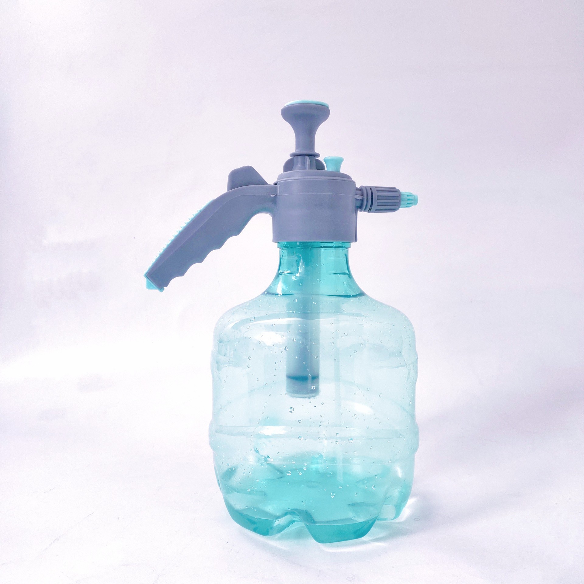 手持气压式4l透明喷壶园艺用品塑料喷水壶喷雾壶喷花壶浇花壶