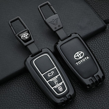 适用丰田卡罗拉钥匙套凯美瑞亚洲龙威兰达汉兰达汽车真皮包金属壳