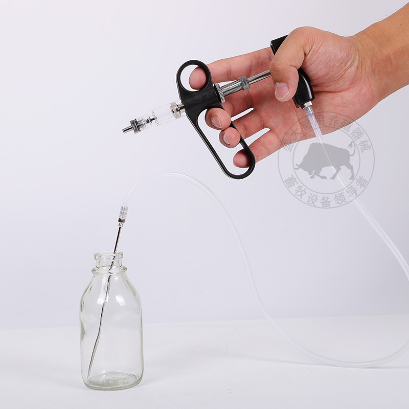 佳善a型c型2ml鸡用可调连续注射器兽用连续可调疫苗注射器针筒